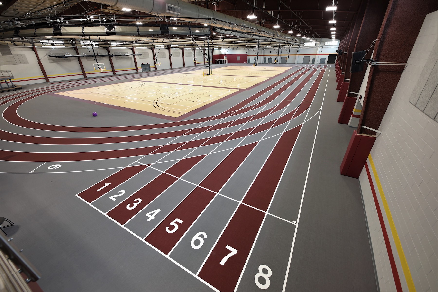 Alvernia University Field House Track