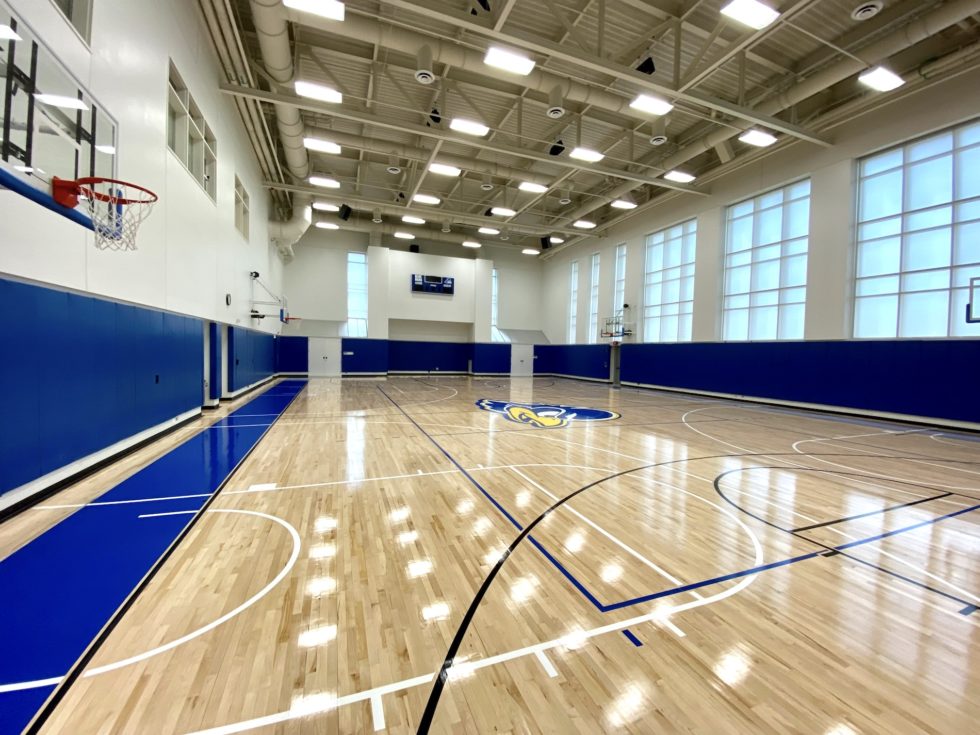 University of Delaware's Finished Practice Gymnasium - Miller Sports