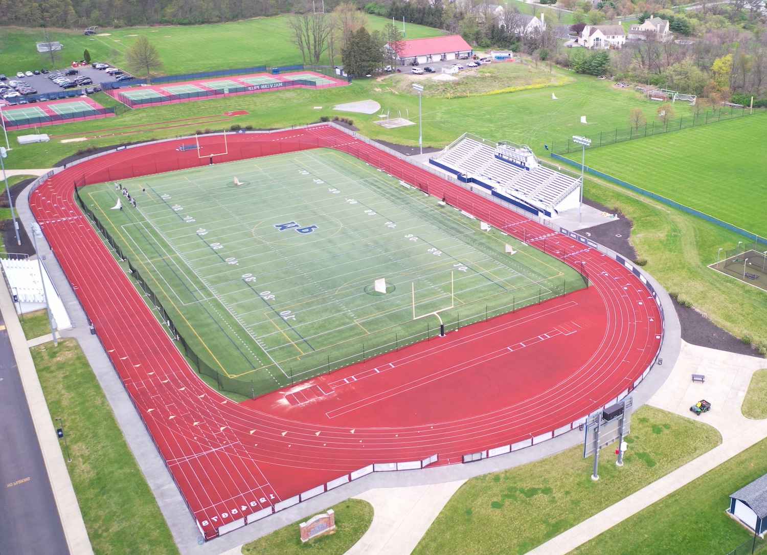 Malvern Prep School Track and Turf Before Renovation