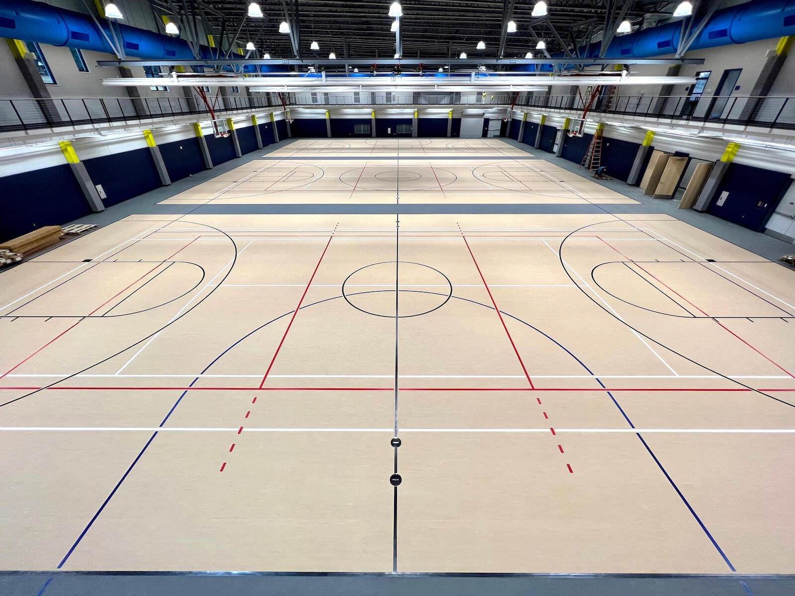 Williamson College of Trades Track and Gym Floor