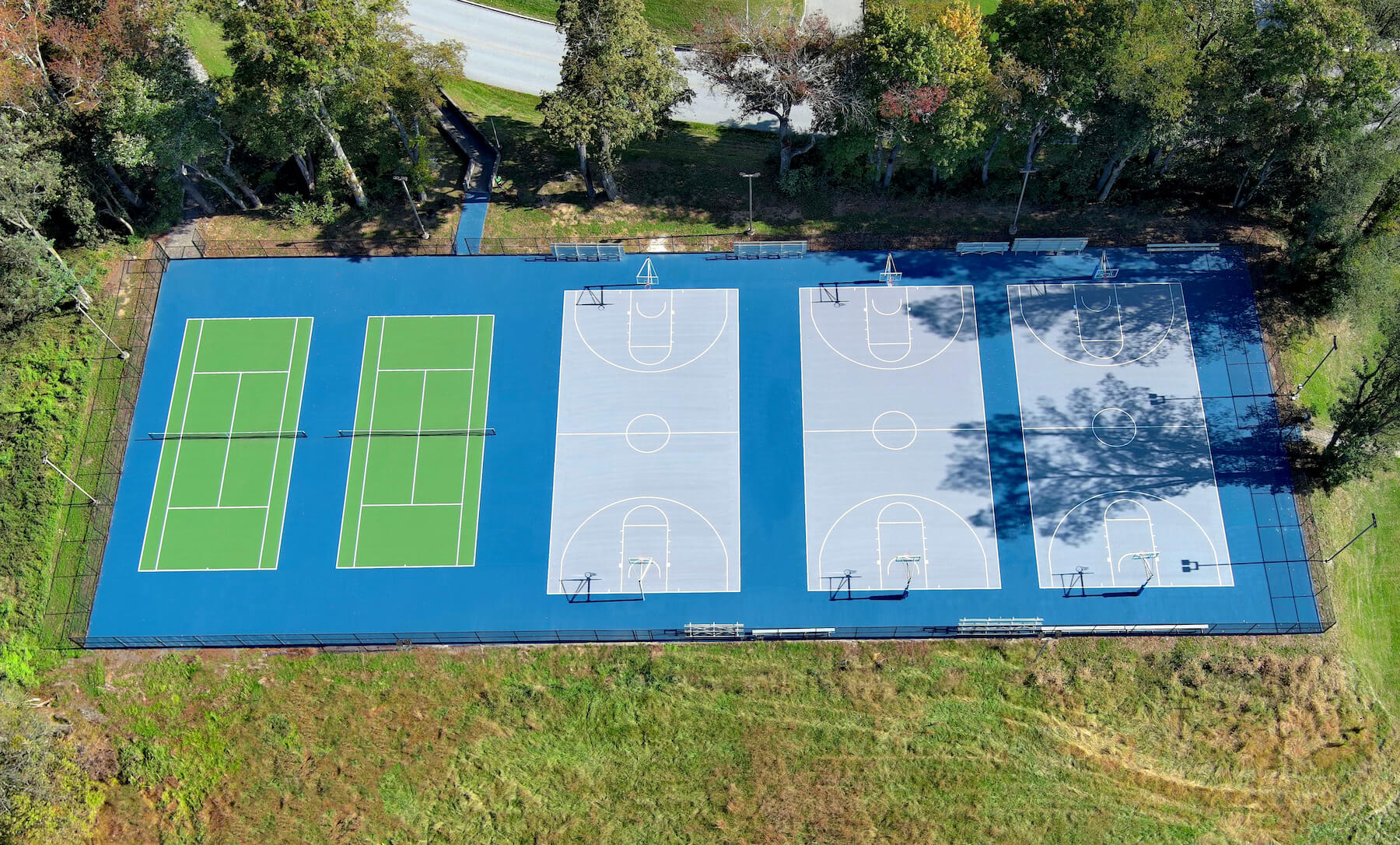 Cheyney University Tennis & Basketball Courts