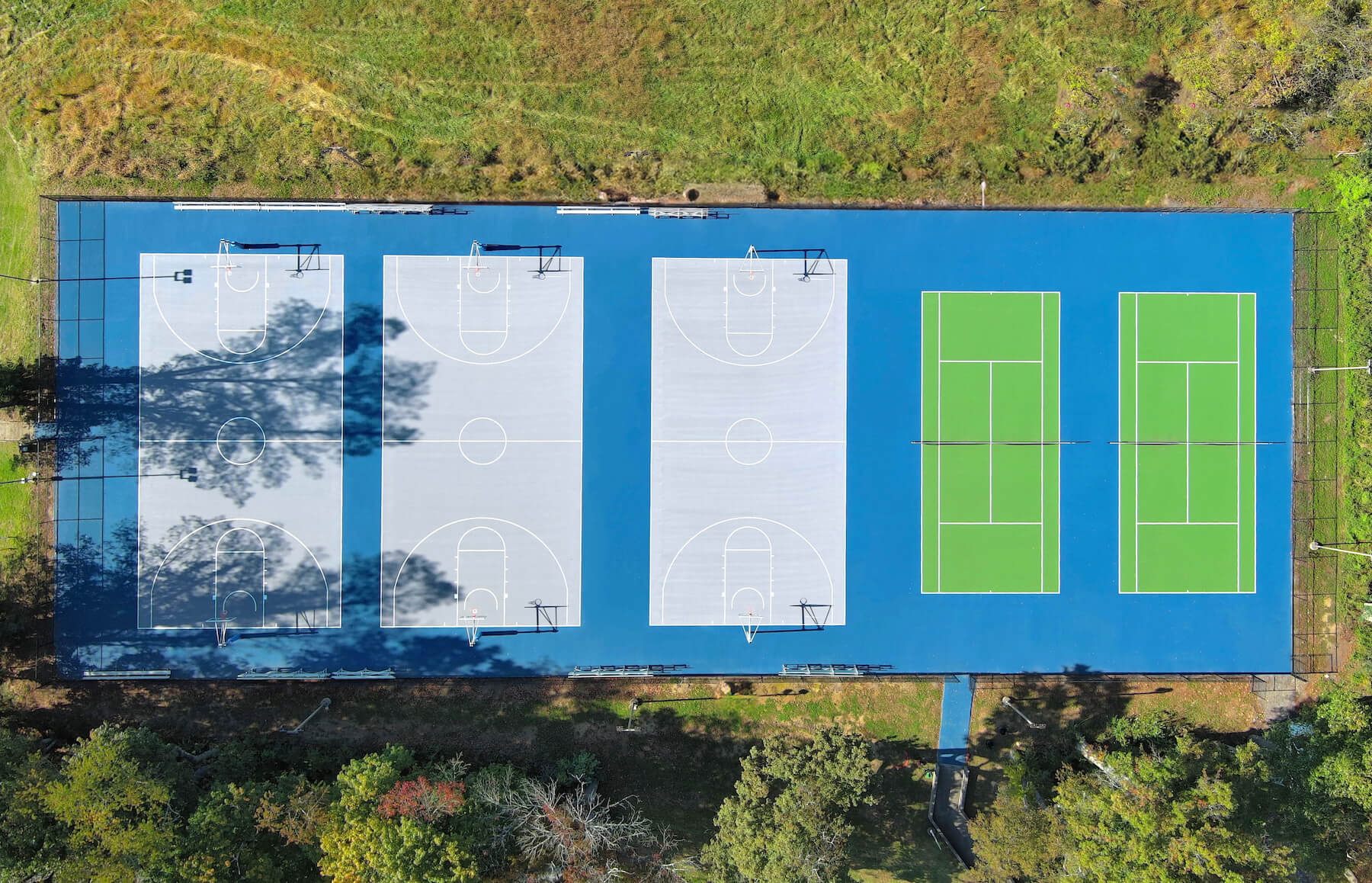 Cheyney University Tennis & Basketball Courts